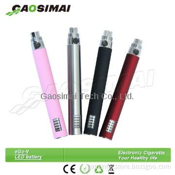 2014 E-Cigarette Battery for Variable Voltage LED Display eGo-V